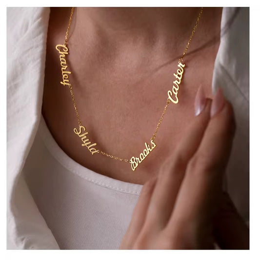 The Multi-Name Statement Necklace