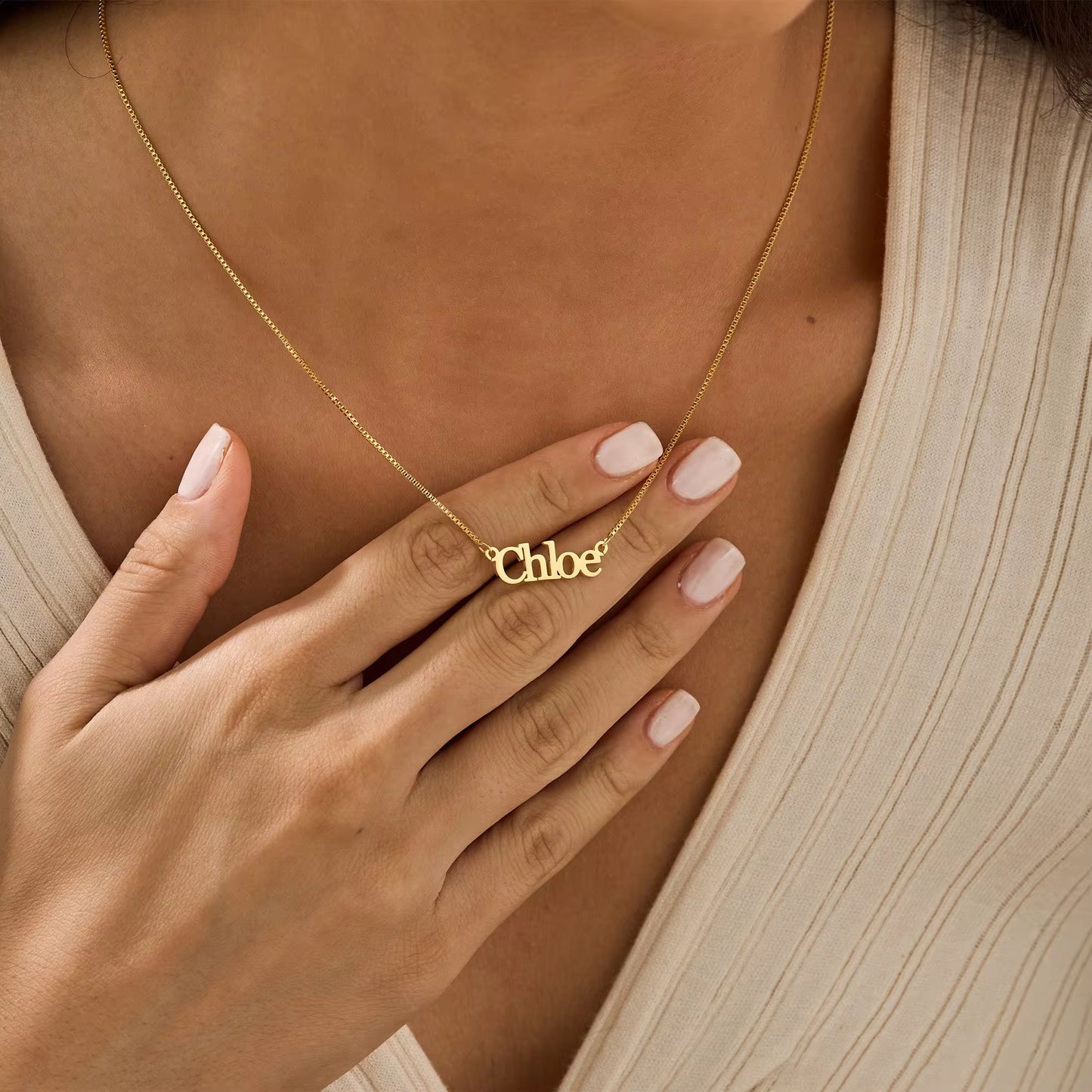 The Classic Print Staple Necklace