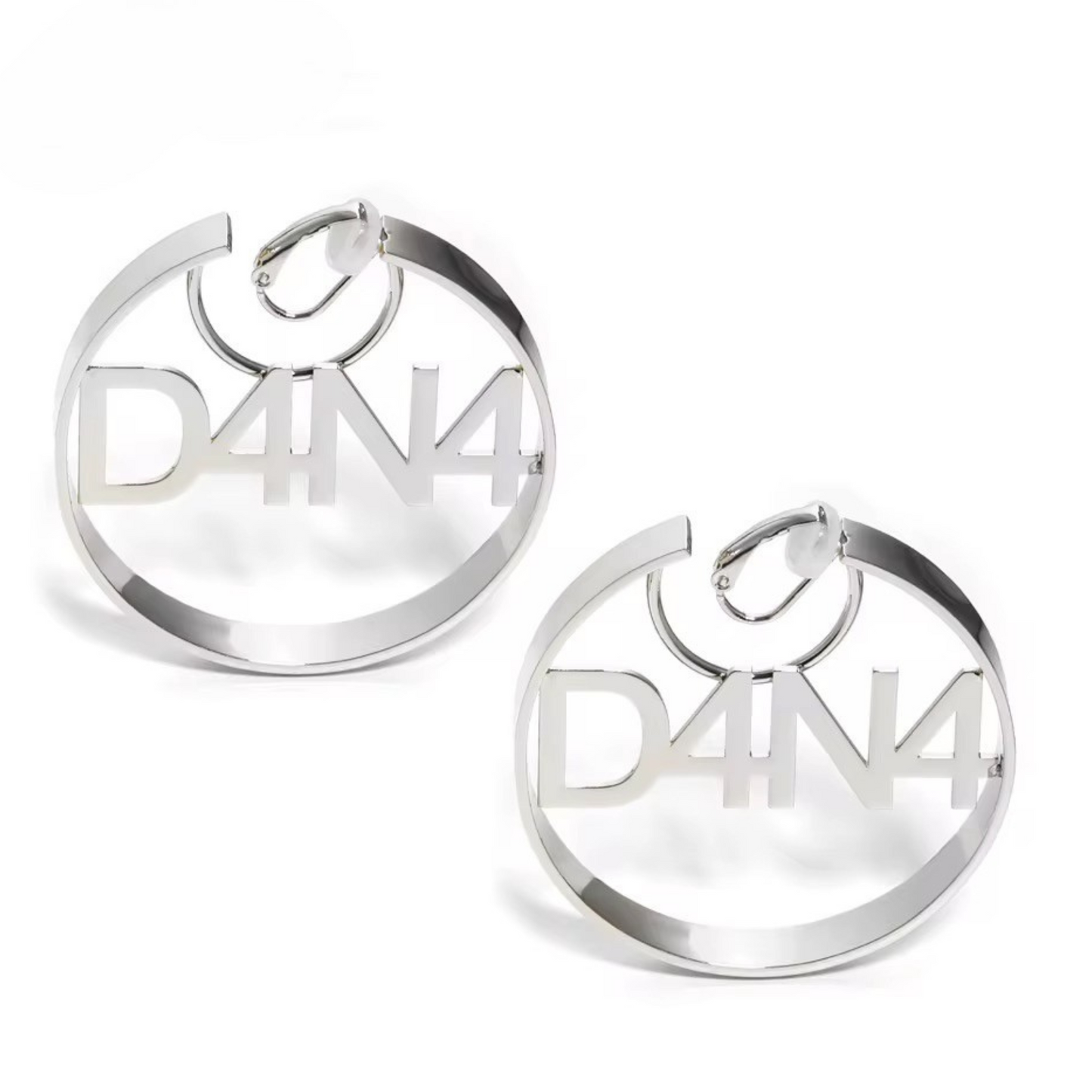 Thick Statement Hoop Earrings- Clip On
