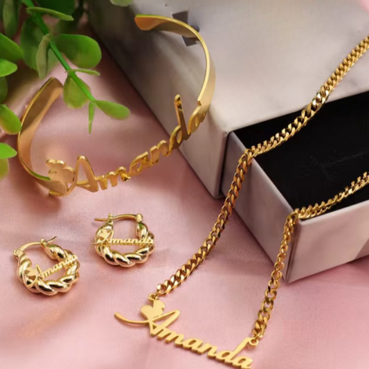 3 Piece Mini Twisted Hoop Statement Set